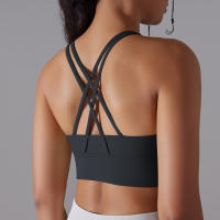 Sujetador Deportivo Para Mujer Alta Soporte Impacto Yoga Running Quick Dry Top Deporte Gimnasio Padded Bralette Sexy - details 21