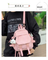 Mochila Mini Kawaii De Moda Para Mujeres Y Adolescentes Bolsa De Hombro Multifuncional Pequeña Para Viajes Y Escuela Material Oxford Con Lining De Poliéster - details 1