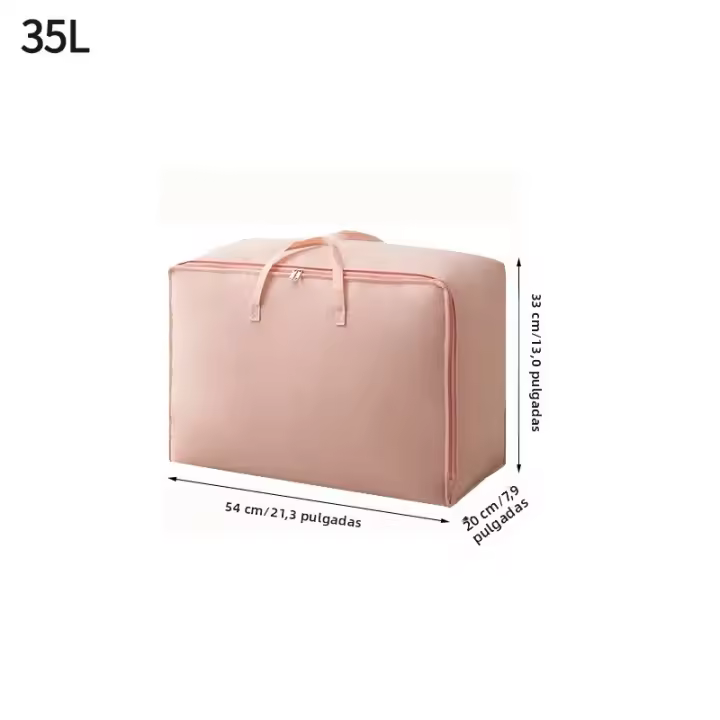 Bolsa De Almacenamiento De Ropa Grande Impermeable Organizador De Armario Para Edredón Cojín Ropa Y Algodón a Prueba De Polvo - 1