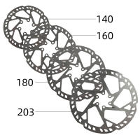 Freno De Disco Para Bici MTB E-Bike 2.3mm Thicken 140mm-220mm 6 Tornillos Acero Inoxidable Super Rigidez VS HS2 2mm - details 1