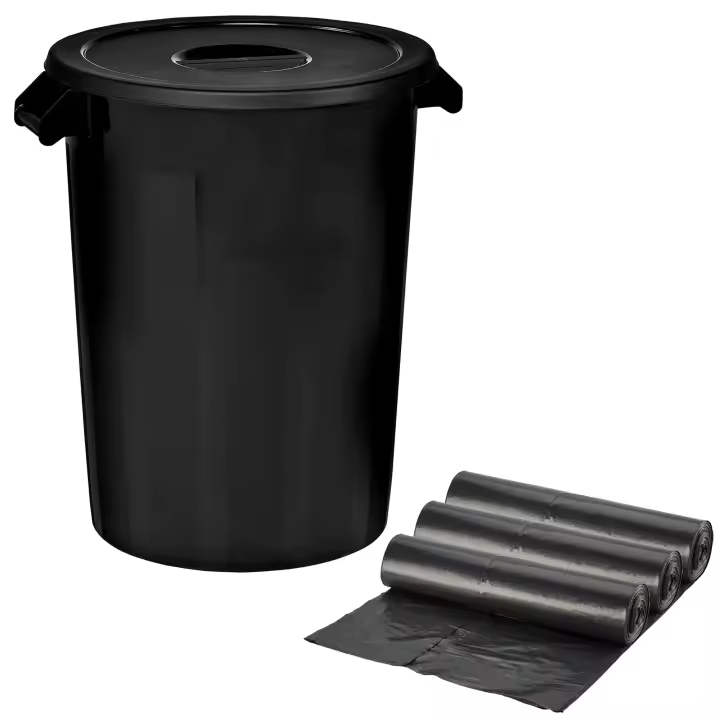 Prosperplast Cubo Industrial 100 Litros + 3X Bolsas de Basura de 10 Unidades WELLHOME - 1
