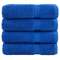 vidaXL Toallas de mano 4 uds 100% algodón 50x100 cm 600 gsm toalla Color Dorado,  Antracita,  Azul y mas - details 2