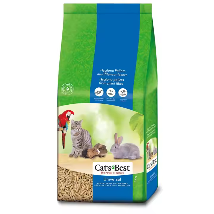 Cat's Best Universal - Lecho Ecológico para gatos, roedores y pájaros - 1