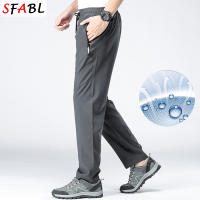 Pantalones De Deporte Al Aire Libre Para Hombres 5XL Con Bolsillos Cierre De Cremallera Secado Rápido Talla Media Estilo Casual Color Negro Azul Oscuro Verde - details 13