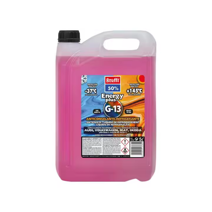 Krafft Anticongelante Refrigerante Energy Plus CC. 50% (G13) 5L - Nueva Generación - 1