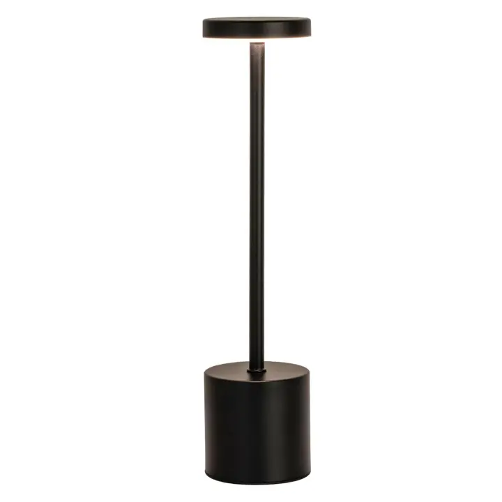 Lámpara De Mesa LED Táctil Recargable Luz Nocturna Para Escritorio Decorativa Para Restaurante Hotel Bar Bedroom Moderno - 1