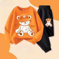 Conjunto De Ropa Infantil Otoño Para Bebé Niño Con Camiseta Y Pantalones Impresión Moda Casual Top Y Bottom Outfits Para Niñas - details 6
