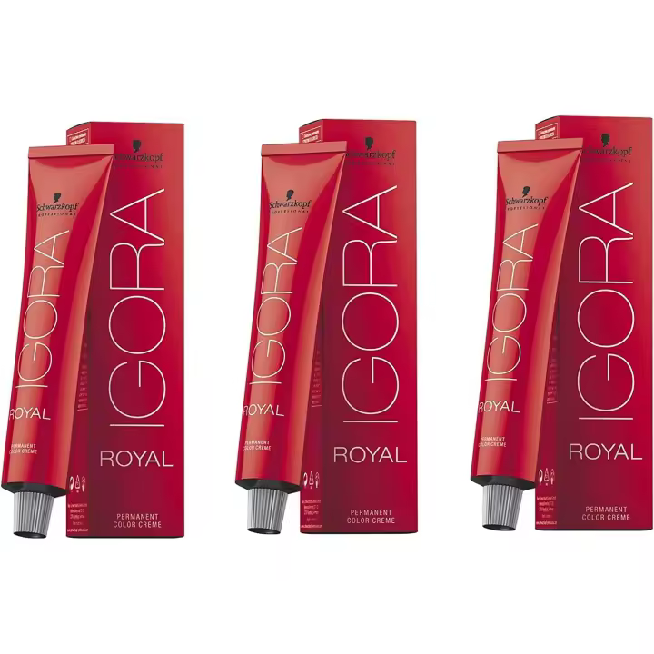 Schwarzkopf Igora Royal 7-0 Set 3 x 60 ml - 1