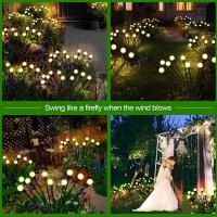 10 Pack Luces Solares Para Jardín Diseño De Hoja Mejorado Luces Exteriores Para Jardín Con Luz LED Duraderas Y Modernas - details 14