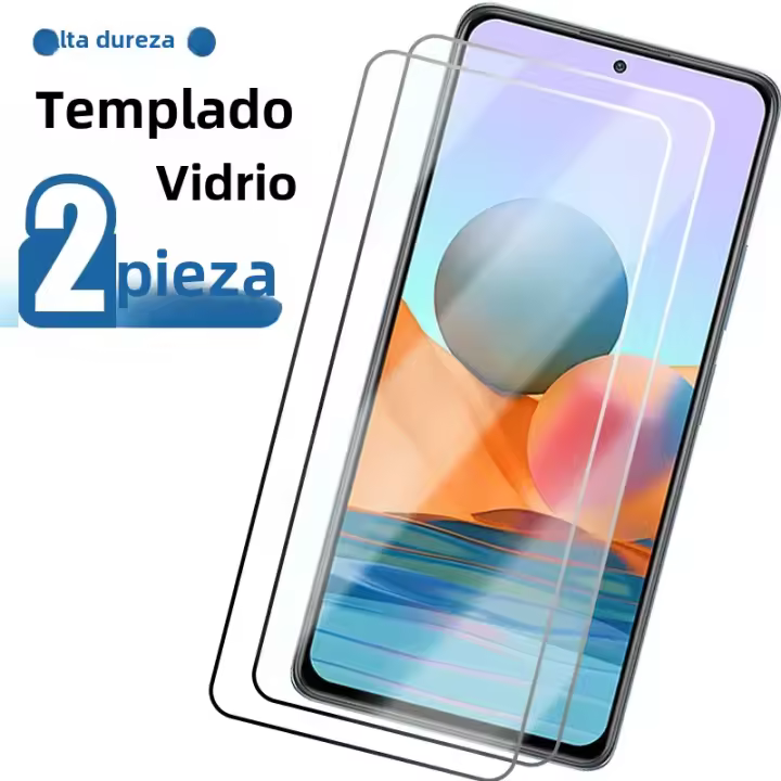 Protector De Pantalla Para Xiaomi Redmi Note 12 11 10 9 12C pro 10S 8S 9S 9C 9A 9AT 10C 7A Vidrio Templado HD Anti-Scratch Resistente Al Agua Pack De 2 - 1