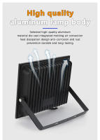 Floodlight Inteligente RGB TUYA Control Por App Y Voz 30W 50W 100W 220V AC Luz Exterior Para Jardín Fiesta Moderna IP66 - details 3