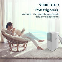 Aire Acondicionado Portátil - Cecotec ForceClima 7550 Style Connected – 7000 BTU, Control WiFi, Panel Táctil - details 7