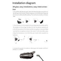 Intercomunicador De Casco X1 plus Motor Bluetooth 5.0 Headset Inalámbrico Para Motocicleta Con Altavoz Y Habla Libre 1000m Para 2 Conductores - details 13