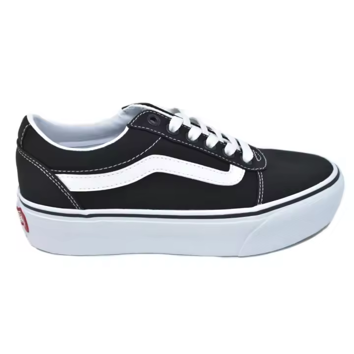 Vans VN0A3TLC1871 Zapatillas deportivas Platform para mujer en negro de piel vegana - 1