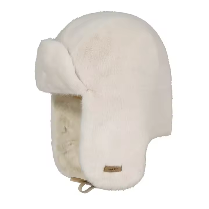 Gorro Bomber Blanco de pelo sintético Barts Lucerne - 1