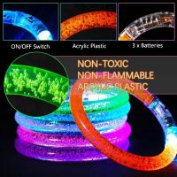 Nuevo 10/20 Pcs Pulseras LED De Luz Neón Brillantes En La Oscuridad Para Niños Y Adultos Suministros De Fiesta Luminosas Para Adultos Y Niños - details 1