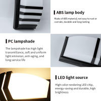 Lámpara De Pared LED Impermeable IP66 Para Exteriores Y Interiores Moderna Iluminación Para Hogar Balcón Porche Jardín Con Sensor De Movimiento AC85-265V - details 9