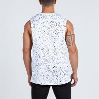 Camiseta Sin Mangas Para Hombre Estilo Fitness Y Gimnasio Camiseta De Torso Liso Para Culturismo Ropa Deportiva De Verano Material Algodón - details 13