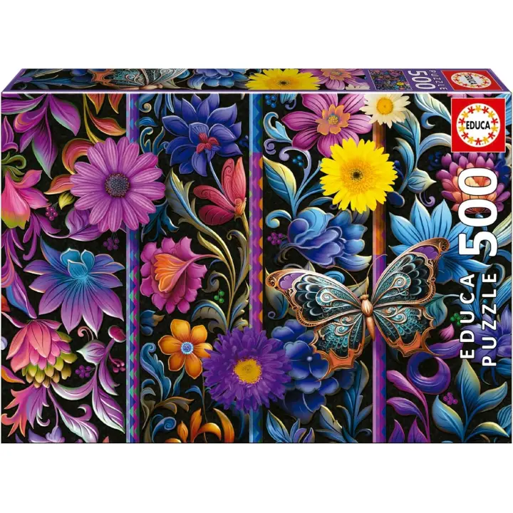 Educa Puzzle 500 piezas  Badda Bloom Incluye Cola Fix Puzzle Educa 19909 - 1