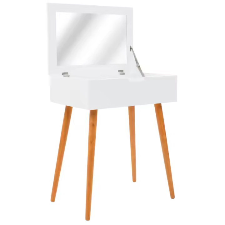 vidaXL Tocador con espejo de MDF 60x40x75 cm - 1