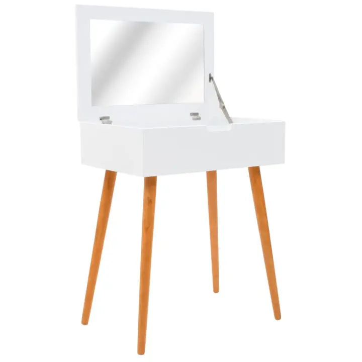 vidaXL Tocador con espejo de MDF 60x40x75 cm - 1