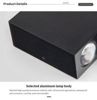 Lámpara De Pared LED De Aluminio IP66 Impermeable Para Exterior 4W 6W 8W 12W Iluminación Para Jardín Dormitorio Sala De Estar Escaleras - details 6