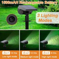 Luces De Punto Solar Exteriores 52 LED 3 Modos Luz De Escena Solar Impermeable IP65 Para Camino Jardín Y Paisaje - details 3