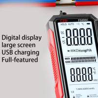 Multímetro digital: compacto, recargable, pantalla completa, fácil de leer y operar, recargable por USB, alta precisión, con retroiluminación LCD para uso nocturno, ideal para diagnóstico automotriz - details 0