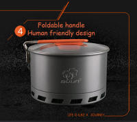 Bulin 2L Sartén De Camping Ultraligera De Aleación De Aluminio Para Exteriores Utensilios De Cocina Para Picnic - details 8