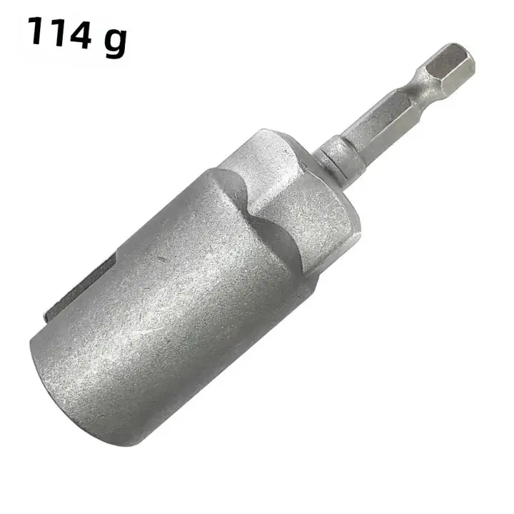 1PC Herramienta De Extensión De Llave De Manija Hexagonal Natural Color Con Agujero De Mariposa Para Destornillador Eléctrico Accesorios De Sockets 80mm - 1