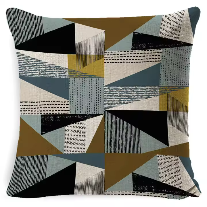 Funda de almohada de cojín de sofá ropa de almohada de cojín de hogar simple - 1