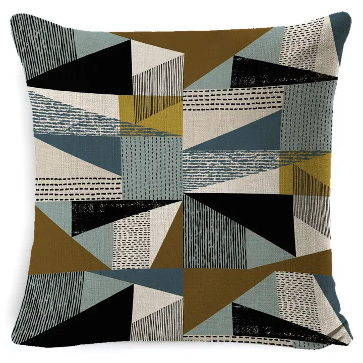 Funda de almohada de cojín de sofá ropa de almohada de cojín de hogar simple - 1