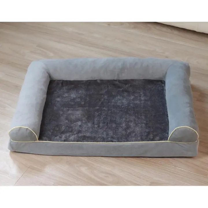 Cama para perros grandes, no mancha el pelo, fácil de limpiar, fondo antideslizante, sofá cama ortopédico para perros - 1