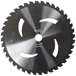 MAMIGA - DISCO DE CORTE PARA DESBROZADORA DE 40 DIENTES - DIAMETRO 25,4mm - MEDIDA 255X40 - WIDIA - 226111 - 1