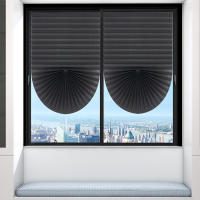 Cortinas De Blackout Adhesivas Para Ventanas Simple Plisadas Zebra De Poliéster 100% Cubierta Para Dormitorio Sala De Estar Balcón Instalación Exterior Moderno - details 3