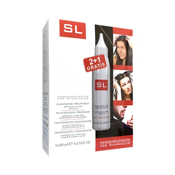 Vital Plus Active SL Champú Pack 3x100ml - Tratamiento Higienizante Cuero Cabelludo - Principios Activos - Calidad Premium - 1