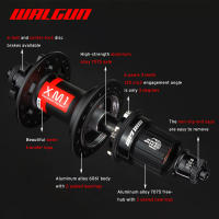 WALGUN XM1 Hub De Bicicleta De Montaña Frontal Y Trasera 32 Agujeros 6 Garra Medio Bloque QR Trough Bicicleta Hub Micro Spline Libre 11 12 Velocidades - details 2
