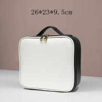 Bolso De Maquillaje Para Mujer De Cuero PU Impermeable Gran Capacidad Estuche De Viaje Para Cosméticos Y Accesorios - details 14