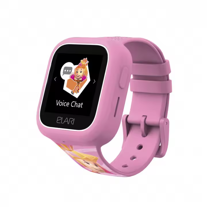 Elari Fixitime Lite Smartwatch para niños con GPS/LBS, seguimiento y botón SOS rosa - 1