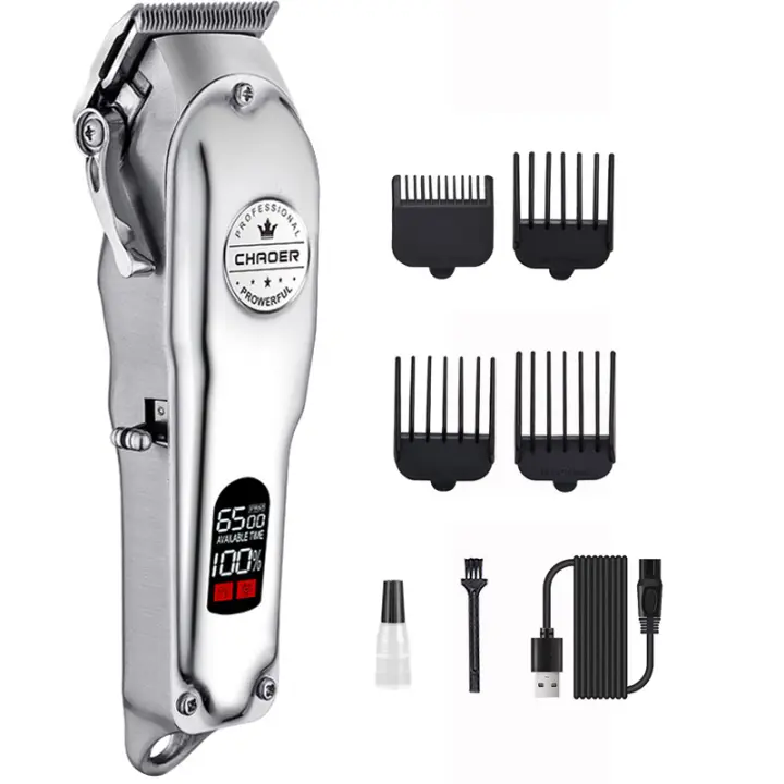 Cortadora de pelo profesional para perros y Gatos, recargable de Metal, máquina de Corte para Perros, Corte de pelo de Moso Ruido - 1