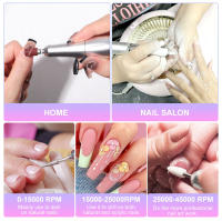 Máquina De Uñas Eléctrica Recargable 45000RPM Profesional Para Esmaltes De Gel Y Manicura Portátil Herramienta De Archivo De Uñas - details 5