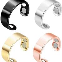 Anillo de oro magnético del anillo del Detox DE LA linfación para la moda de las mujeres - details 1