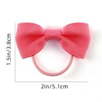 Juego De 40 Bandas Elásticas Para Niñas En Colores Sólidos Accesorios Para Cabello Infantil Diademas Decorativos De Moda Para Niñas - details 4