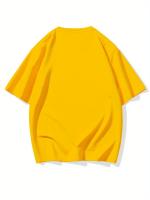 Camiseta De Algodón Puro 100% Para Hombre Estilo Casual Con Estampado De Nueva York Cuello Redondo Manga Corta Ajustada Y Oversized Para El Verano - details 12