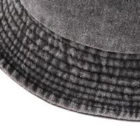 Gorro De Pescador De Leno Lavado Para Mujer Y Hombre Gorro De Buho De Color Sólido Plegable Para Exteriores Viaje Playa Protección Solar Estilo Casual - details 10