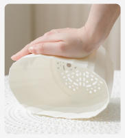 Maceta Hidroponía Automática Transparente Doble Capa De Plástico Para Oficina Maceta Self Watering Para Plantas Y Flores - details 6