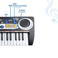 MeMe Music - Teclado electrónico con micrófono,  37 teclas, medidas de 43x16 cm, aprende a tocar el piano, teclado musical para niños, instrumentos musicales infantiles, teclados infantiles, piano iniciación niños, juguetes educativos 3 años - details 3