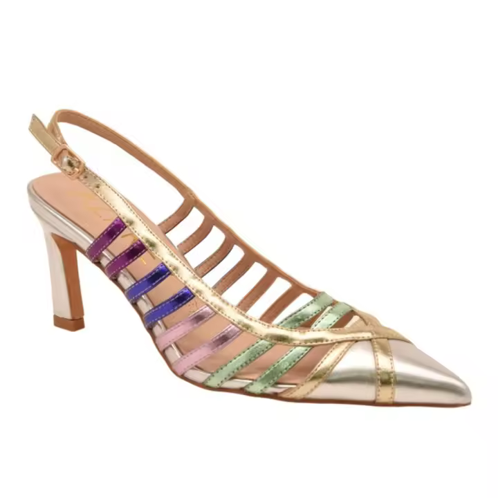 Calzado Salones marca Azarey modelo 459J694-Pt para mujer en color metal - 1