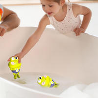 Rana De Baño De Manivela Para Niños Juguetes De Agua Montessori ABS Sin Batería Ni Moldes Juguete Cognitivo Para Bebés Y Niños Pequeños - details 1