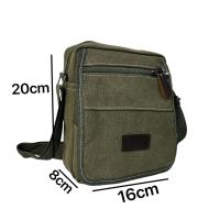 MEJORADA bandolera con solapa para hombre,material de lona fuerte duradero.MEDIDA 20×16×8CM - details 7